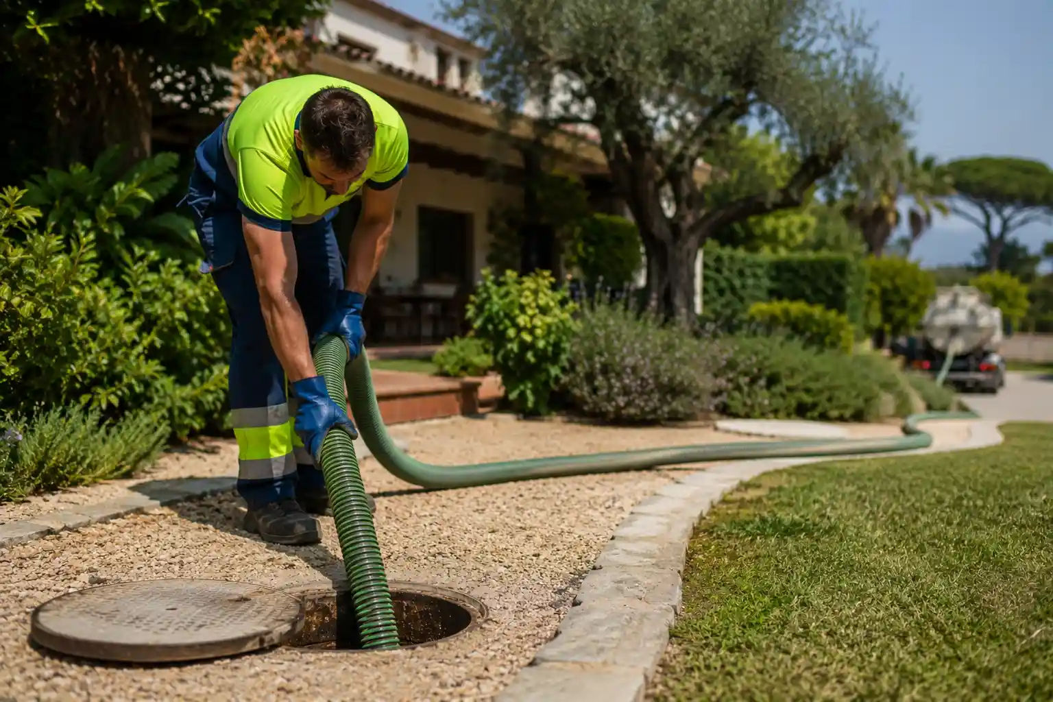mantenimiento fosa séptica en vivienda